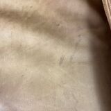 Roche-Bobois brown leather sofa