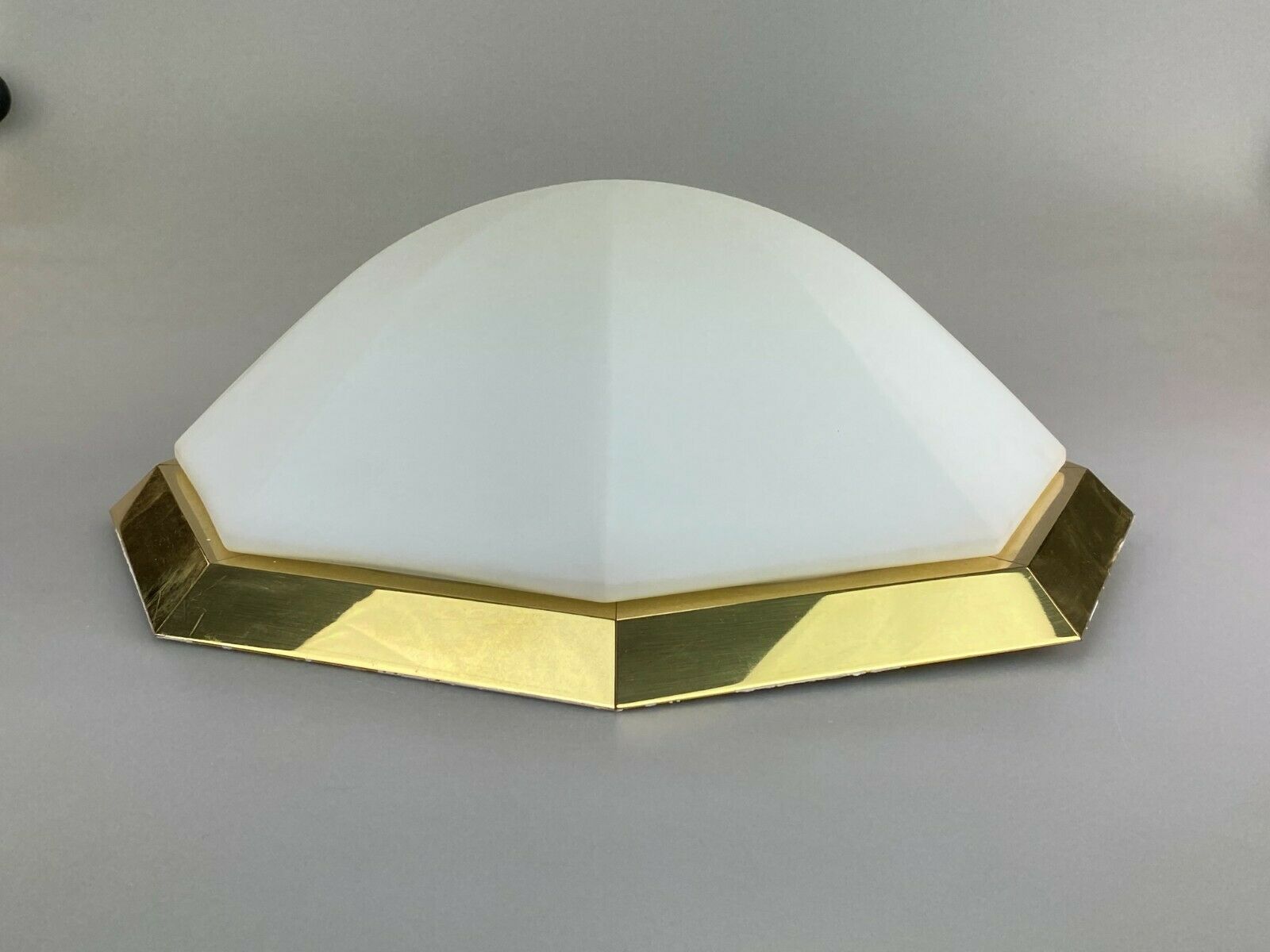 70s Limburg Glashütte Plafoniere ceiling lamp glass space design lamp 70s