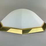70s Limburg Glashütte Plafoniere ceiling lamp glass space design lamp 70s