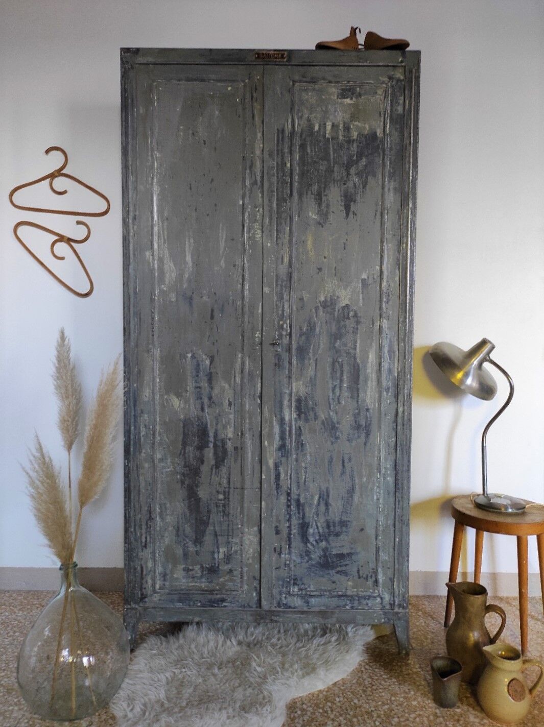 Parisian metallic wardrobe " Bauche "