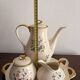Tea Service Café Courtoisie Keramis Boch Louvière Art Deco Phoenix Bird