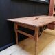 Folding table in wood brewery-guinguette, 6/8 cutlery