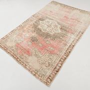 Pale Red & Brown Classic Persian Rug, 124x197Cm
