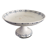 Old compote bowl Terre de Fer Opaque Porcelain from Gien "Etruscan" model