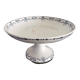 Old compote bowl Terre de Fer Opaque Porcelain from Gien "Etruscan" model