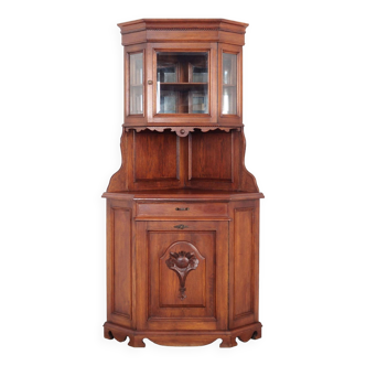 Oak corner cabinet, German design, 1950s, production: Germany
