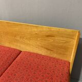 Mid-century folding sofa bed by Drevotvar, 1970s, Czechoslovakia