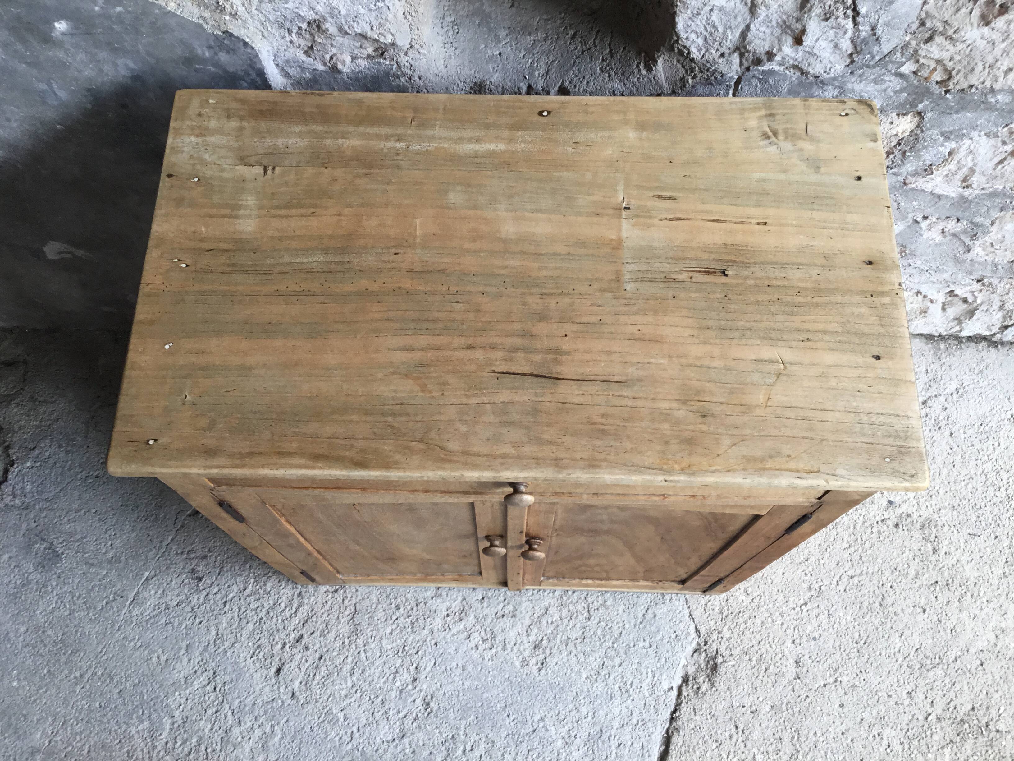 Parisian buffet in raw wood - mid-20th century