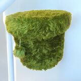 Hairy storage pouf