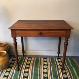 Side table in old wood