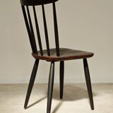 Danish office chair in solid wood