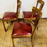Set of 3 Art Deco chairs - 483004