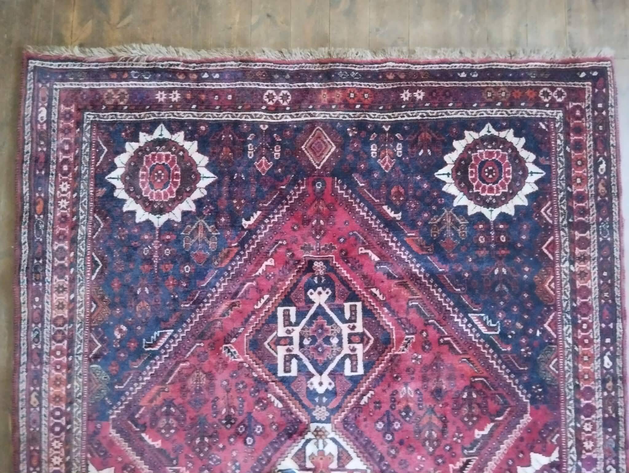 Persian Qashqai carpet handwoven 257x172cm