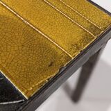 Ceramic coffee table "Sun" by Roger Capron