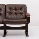 Canapé deux places vintage au design danois des années 1970