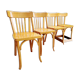 Série de 4 chaises bistrot Baumann