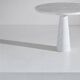 Table Eros en marbre blanc par Angelo Mangiarotti pour Skipper, années 1990.