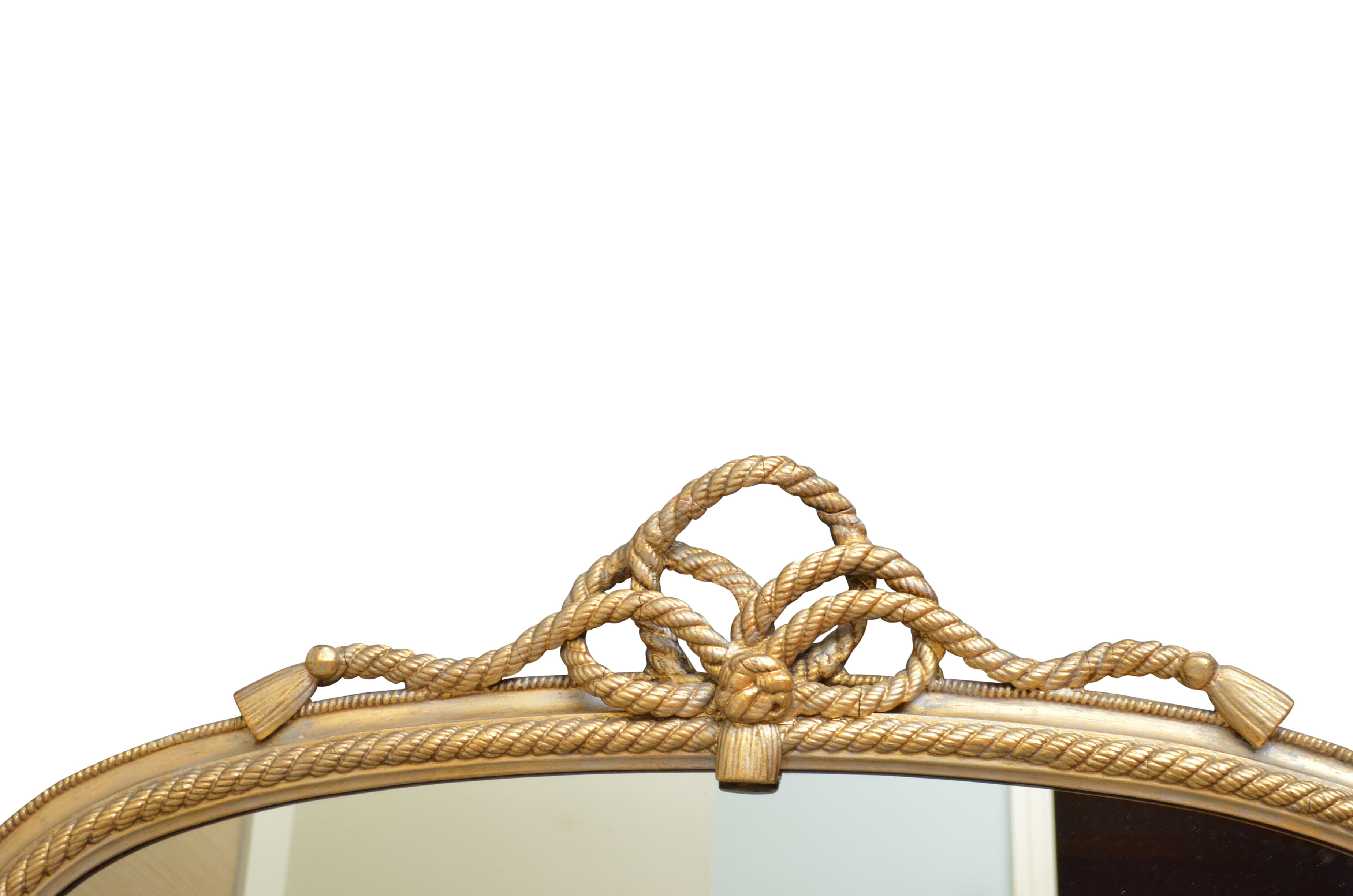 Victorian gilded wall mirror