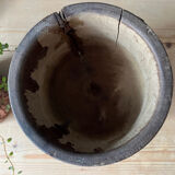 Old wooden mortar and pestle