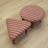 Set of two footstools, Danish design, 1990s, production: Denmark