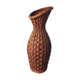 Vase panier en osier rotin