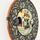 Large glazed terracotta dish