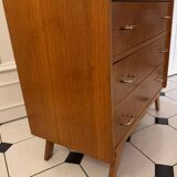 Commode vintage pieds compas