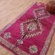 Purple vintage Moroccan Rug 116 x 234 cm, Berber Wool Rug Handmade, Old Rug