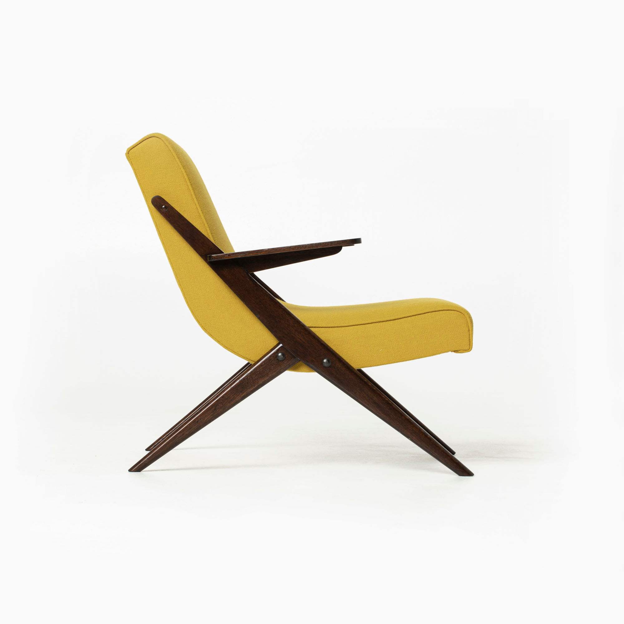 Pair of armchairs by ULUV upholstered in Kvadrat Hallingdal, Czechoslovakia, 1960s