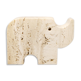 Travertine rhinoceros sculpture 1970