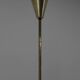 Brass and Glass Chandelier in Lyfa Style, Denmark, 1970s