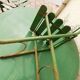 4 old iron and wood garden folding chairs