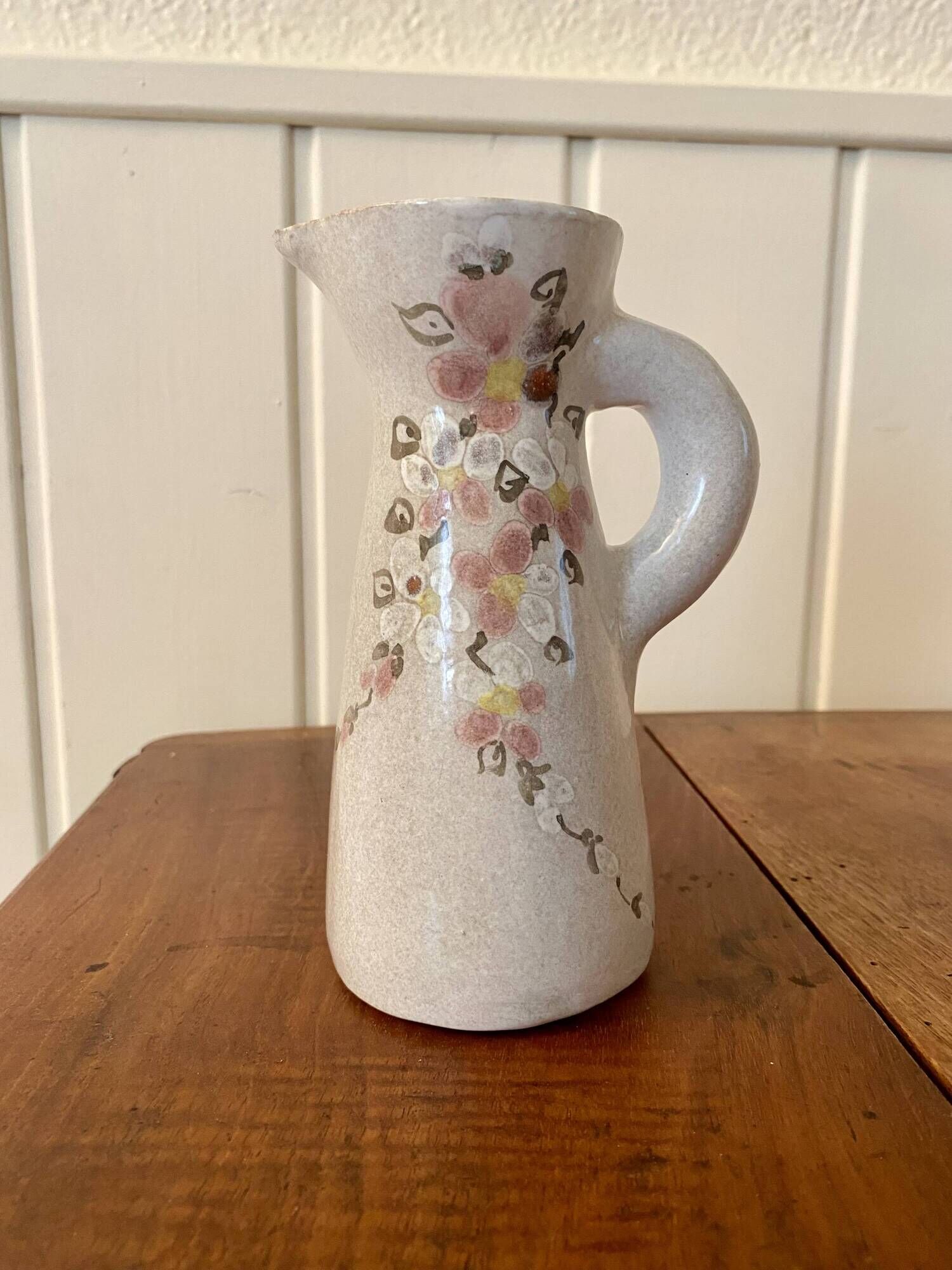 Ceramic pitcher, Poet Laval, Drôme, mid-20th century