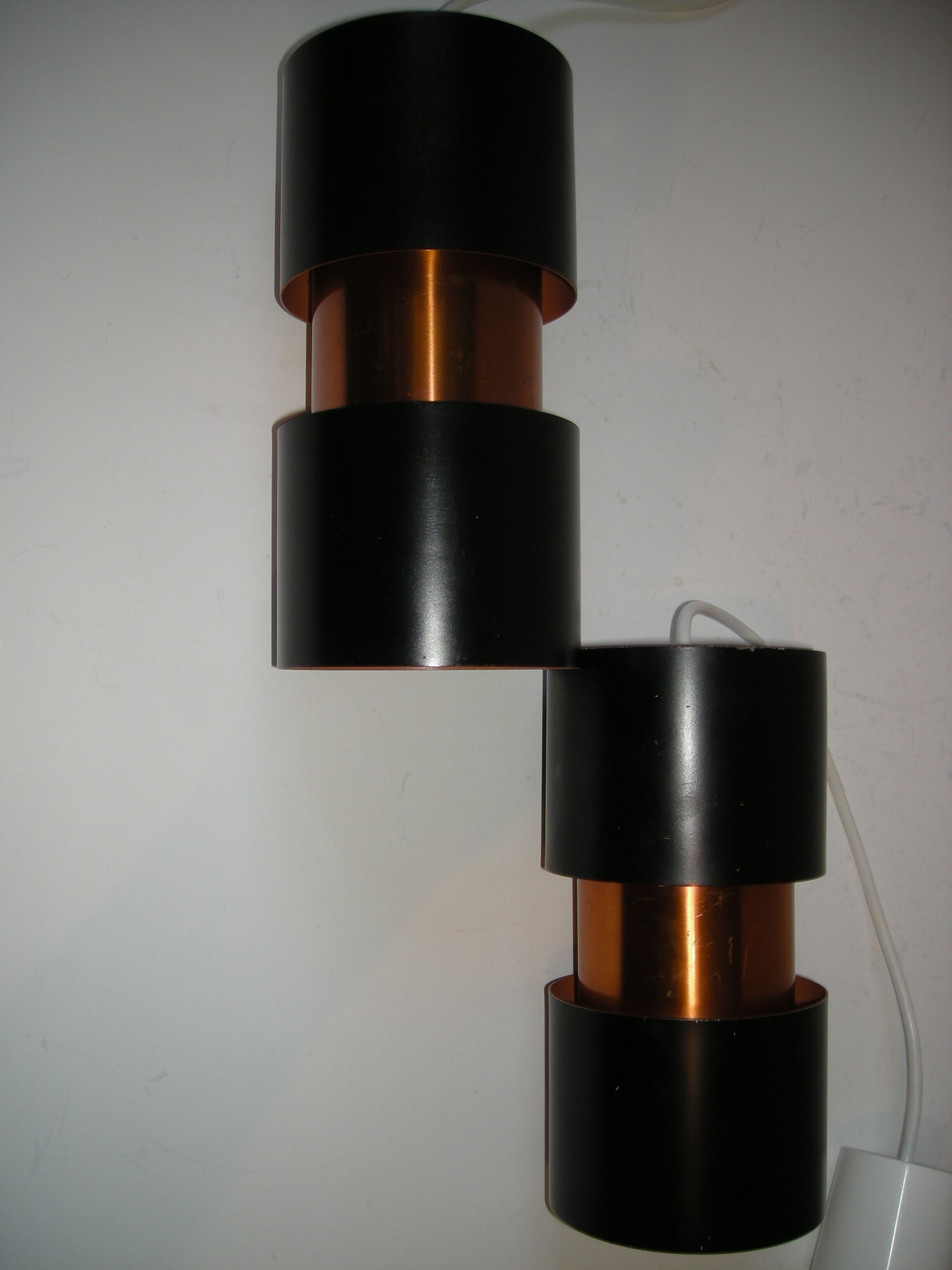 Pair of pendant lamps - Vesuv - Jo Hammerborg - Fog and Morup from the 60s - 70s