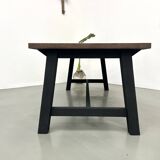 Modern solid oak dining table