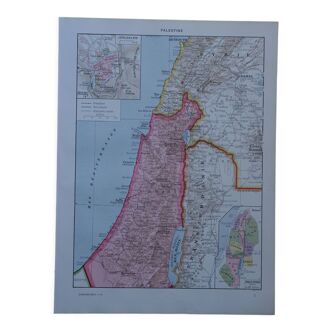 Original lithograph on Palestine