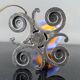 Lampe en Fer Forgé, Paul Kiss et Muller Frères, France, Art Déco, c. 1920