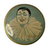 Metal box Pierrot Gourmand signed around 1930
