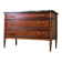 Louis XVI style mahogany commode in three colors, 18th century
