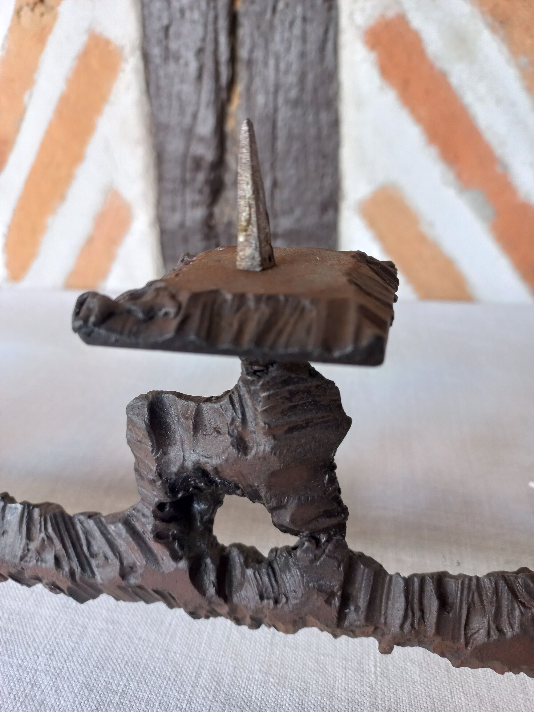 Wrought iron metal candle holder 4 candles