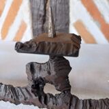 Wrought iron metal candle holder 4 candles