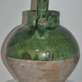 Jug in glazed old water pitcher southern france chevrette