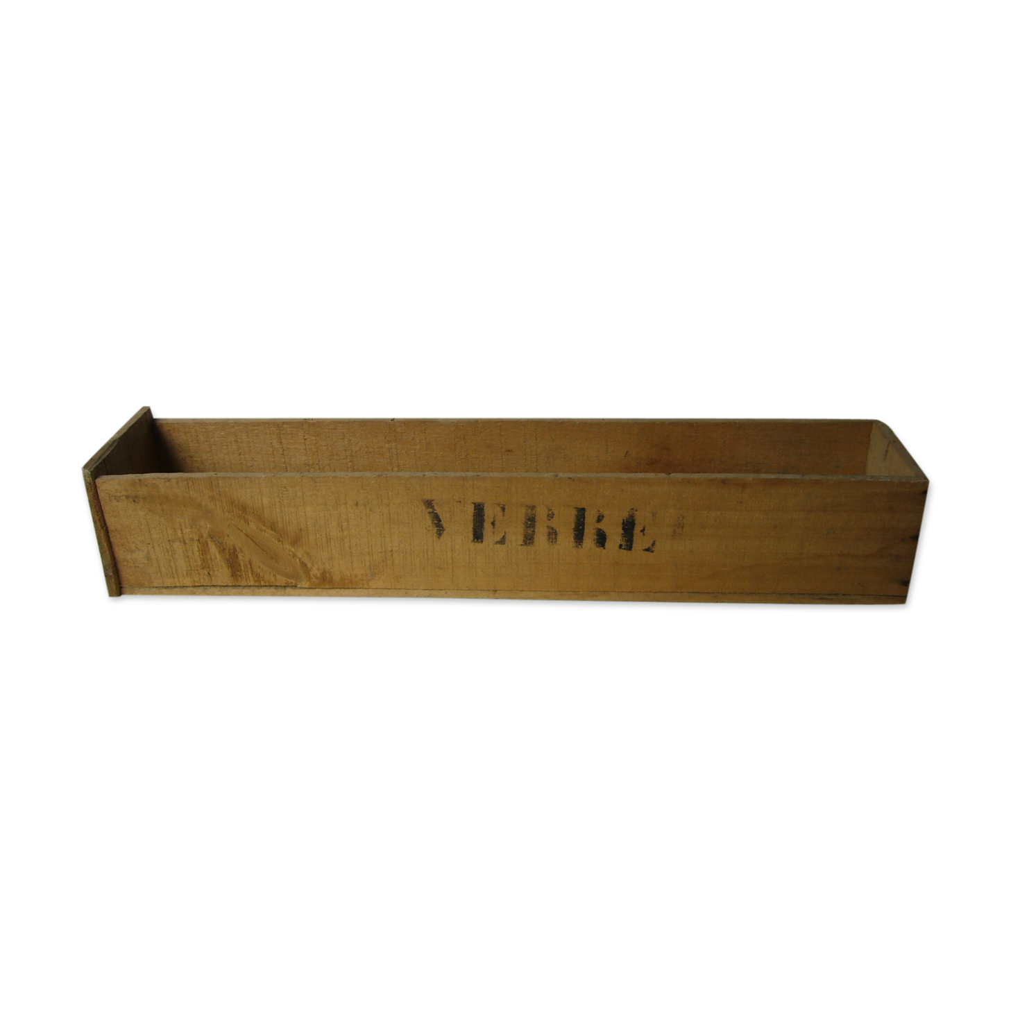 Rectangular old wooden box