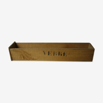 Rectangular old wooden box