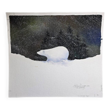 Olivier Dunrea Gouache It's Snowing Page 1, from 2000