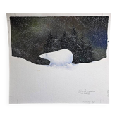 Olivier Dunrea Gouache Il neige Page 1, de 2000