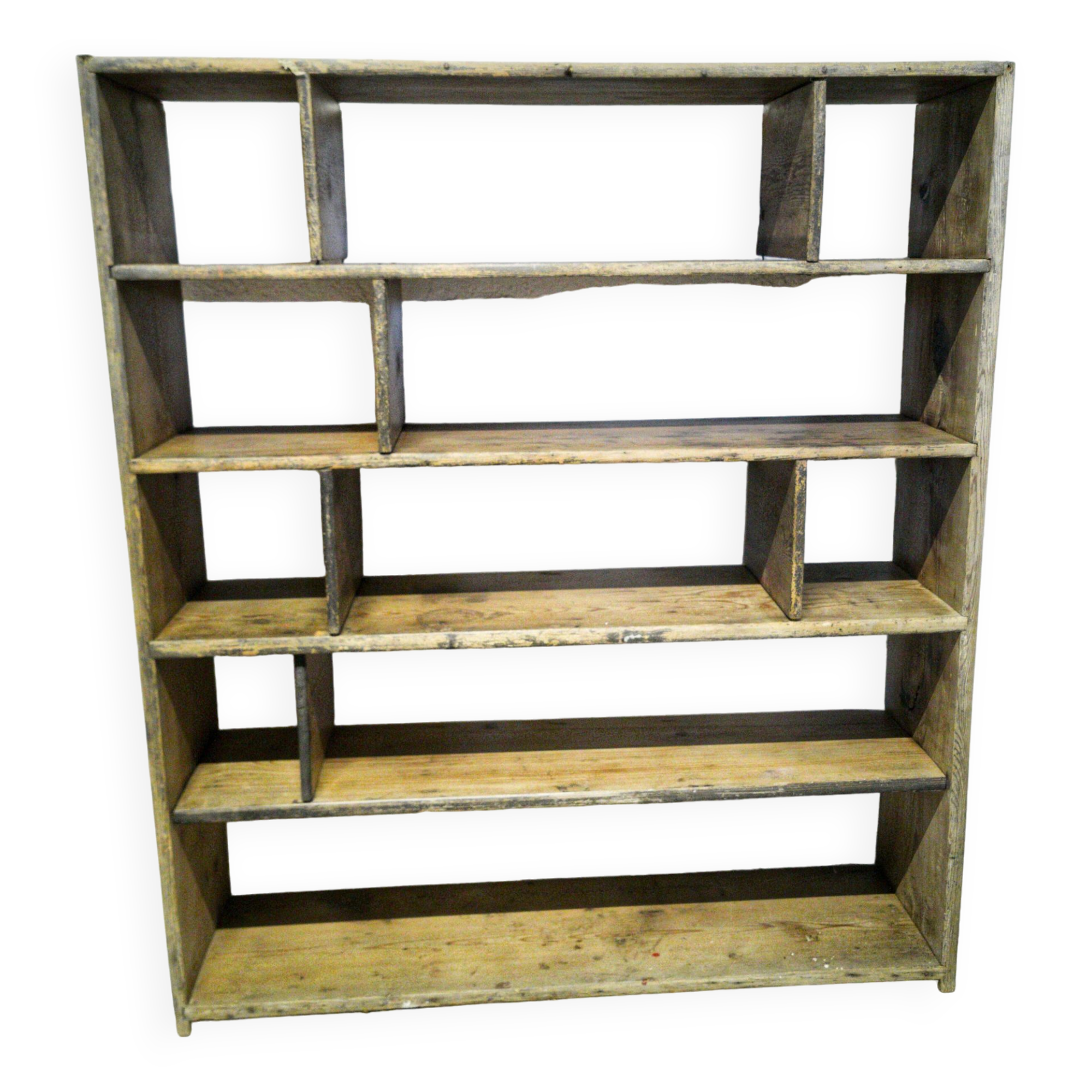 Large wooden workshop locker