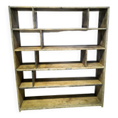 Large wooden workshop locker
