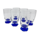 6 gobelets en verre de murano