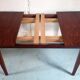 Table teck avec rallonges